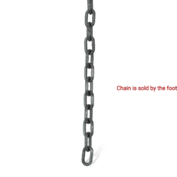 An image showing galvanized chain